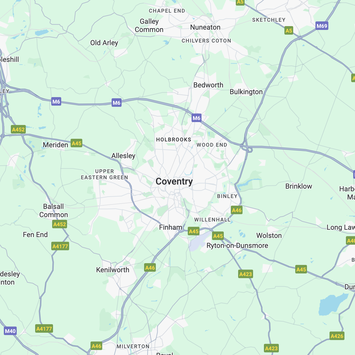 Coventry Map